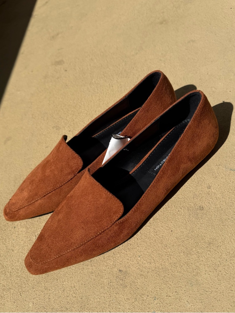 French Connection Women's Suede Loafers in Rust • Zapatos mocasines de mujer - Picture 8 of 15